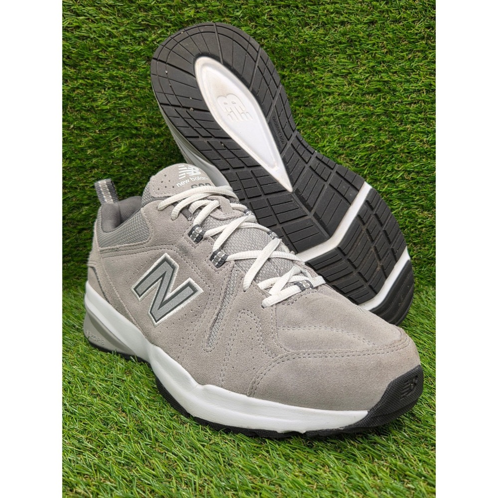 New Balance 608 V5 SIZE 10 WIDE Men's Walking Cross Training Shoes Grey